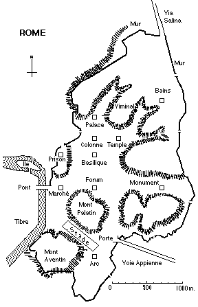 Rome à la fin de la dominsation des Etrusques