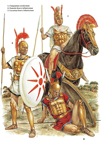 Campanien, Samnite & Lucanien